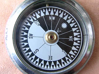 Close up view of Singers patent dial